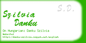 szilvia danku business card